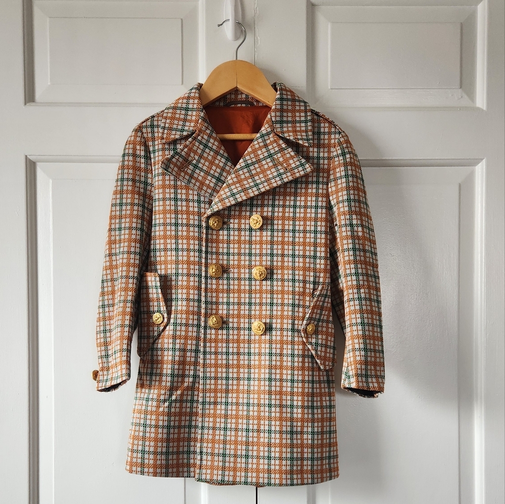 1970's Child's Winter Pea Coat